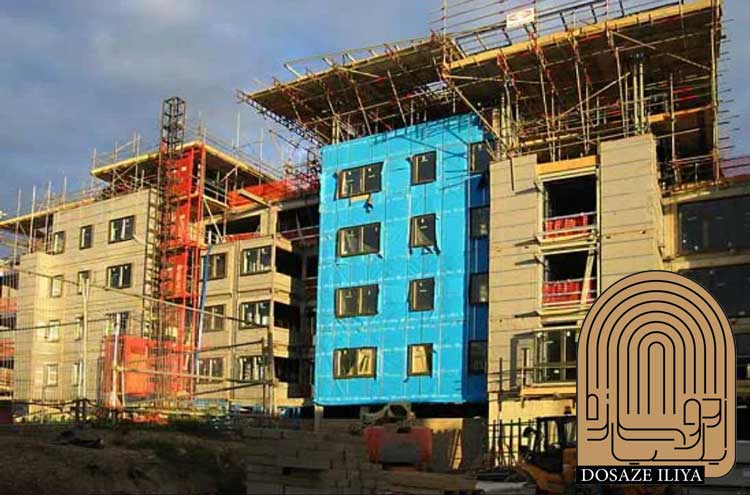 بازسازی نمای بیرونی ساختمان 1